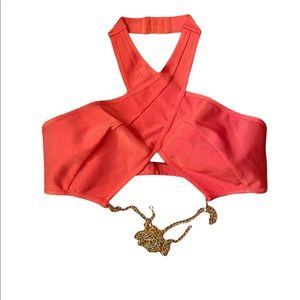 Coral Chain Crop Top!